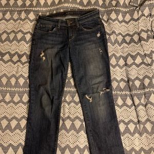 Joe’s Jeans Distressed Straight Cut Beth Jeans 37